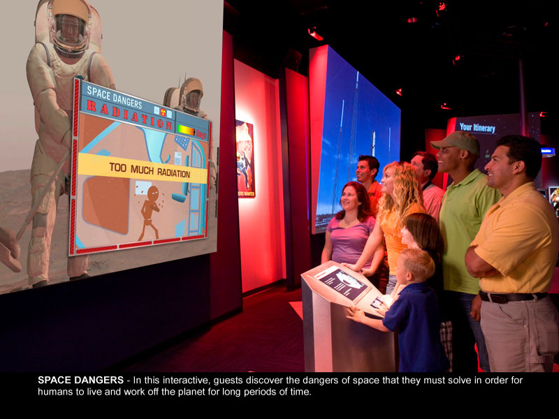 Exploration Space Project at Kennedy Space Center Visitor Complex