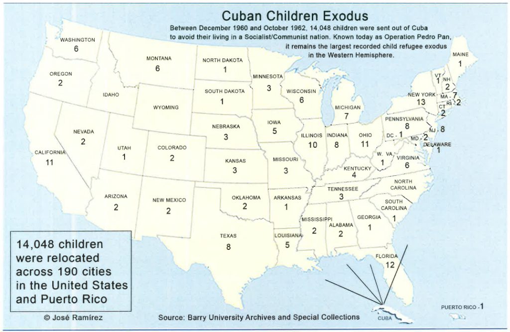 Operation Pedro Pan remains the largest recorded child refugee exodus in the Western Hemisphere.