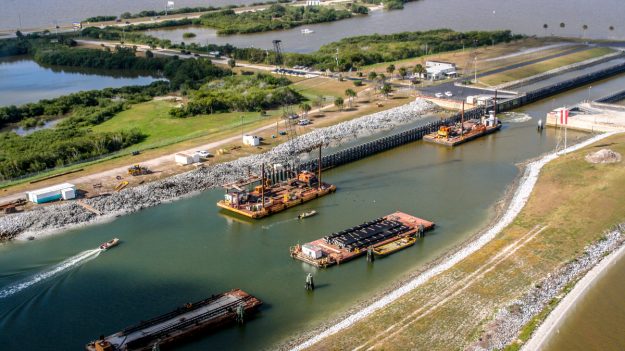 Canaveral Locks East West Guide Wall Repair