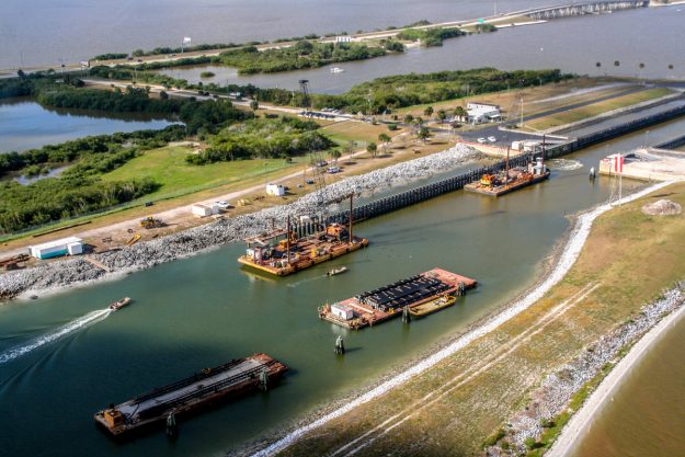 Canaveral Locks East West Guide Wall Repair