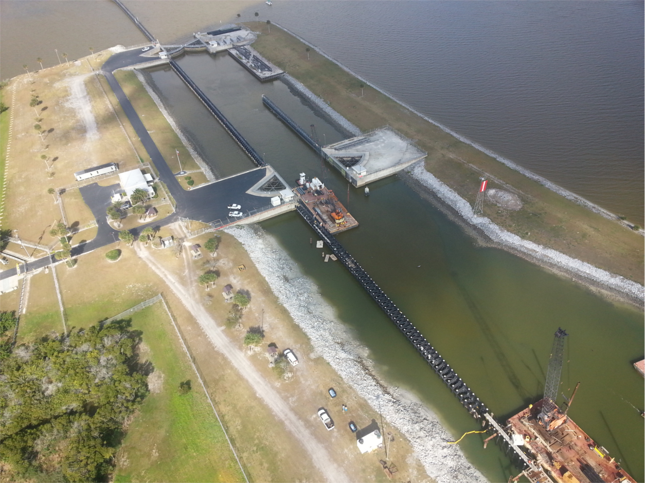 Canaveral Locks East West Guide Wall Repair