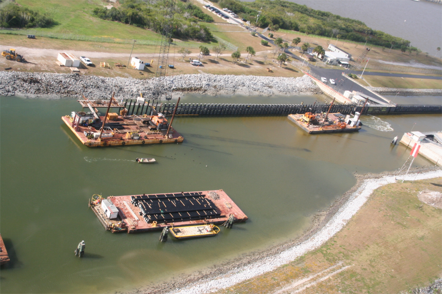 Canaveral Locks East West Guide Wall Repair