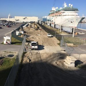 Port Canaveral Marlin Street Road Improvements Jan. 2017