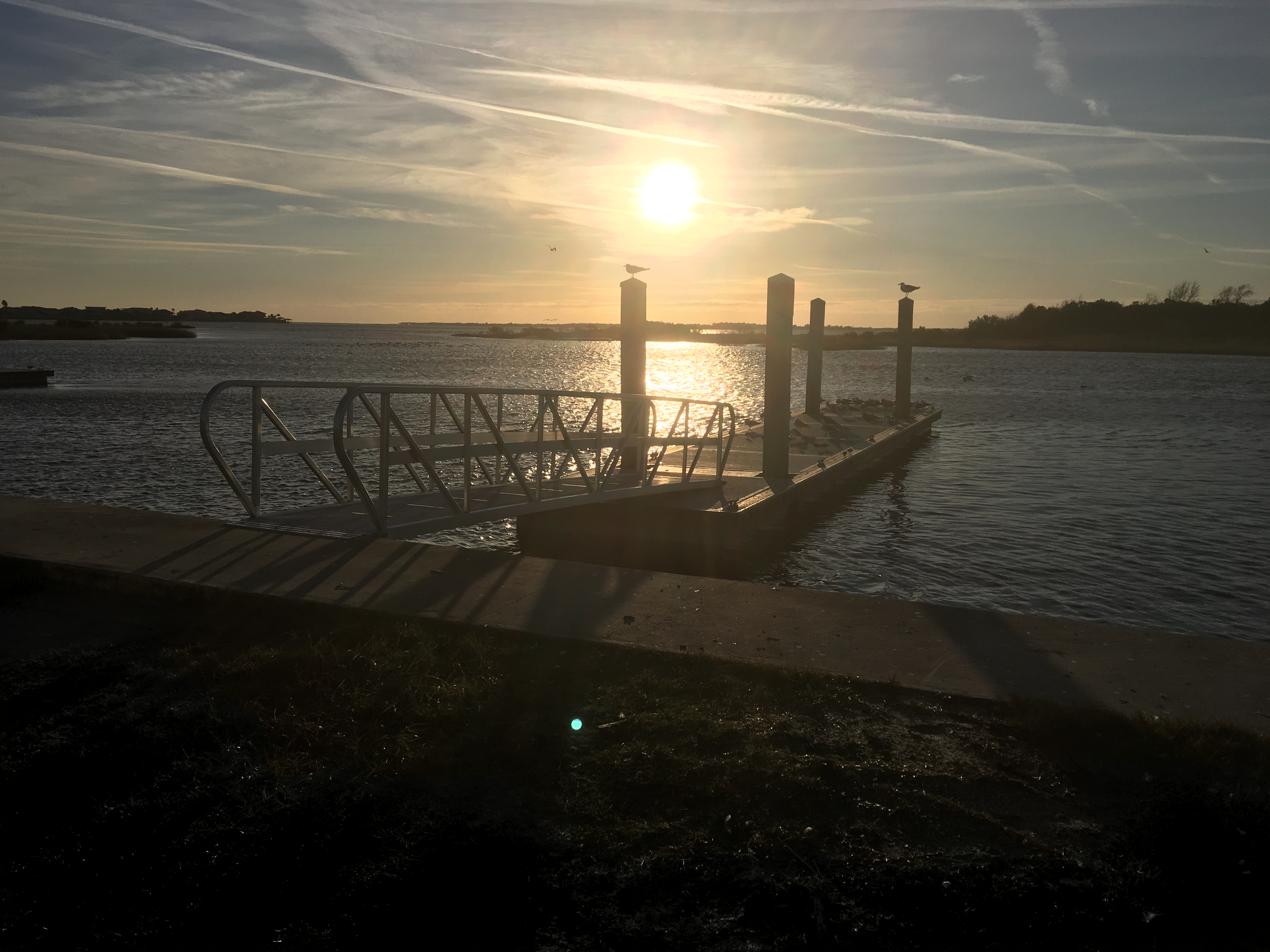 Vilano Beach Boat Ramp - West Dock - Jetty View