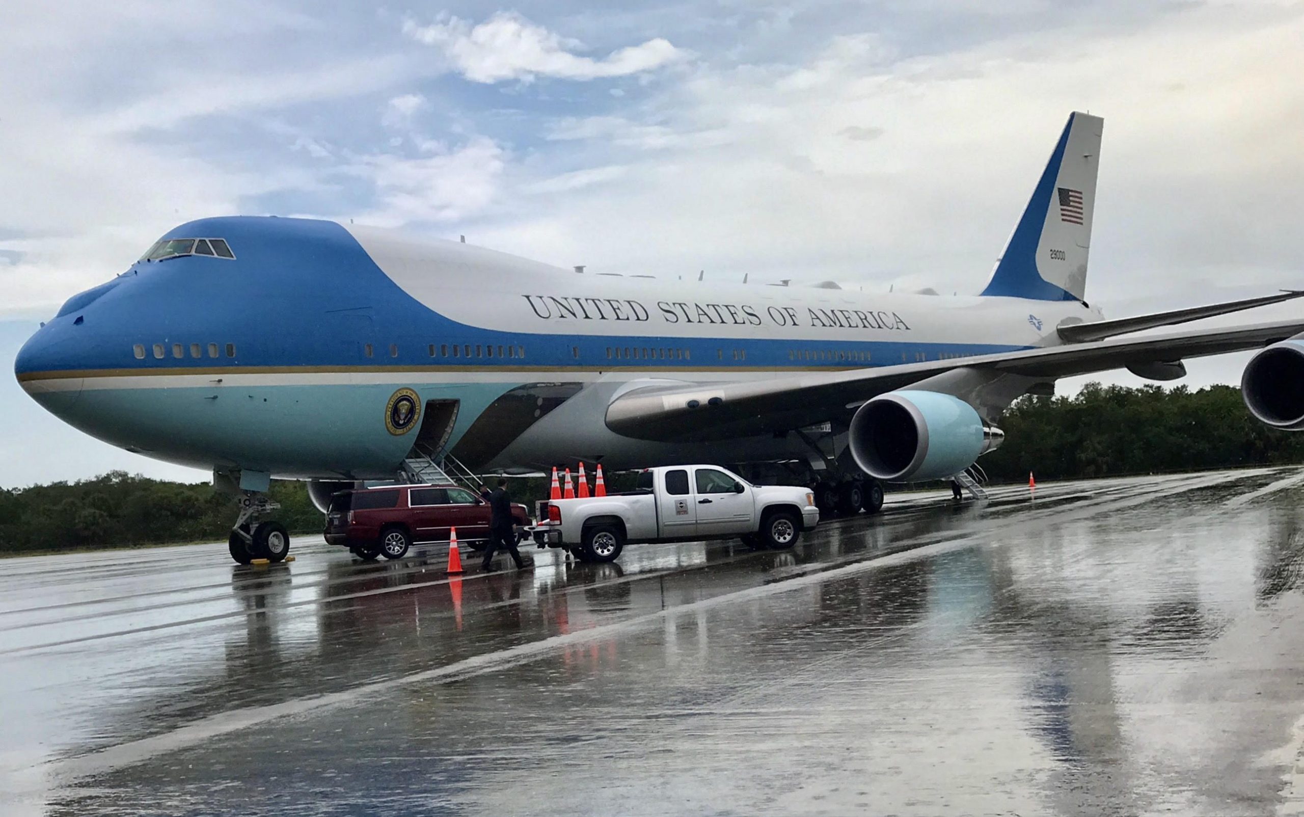 RUSH Facilities was On-site Assisting Air Force One as it Arrived to be a Part of Historic Space X Falcon 9 Crewed Dragon Demo-2
