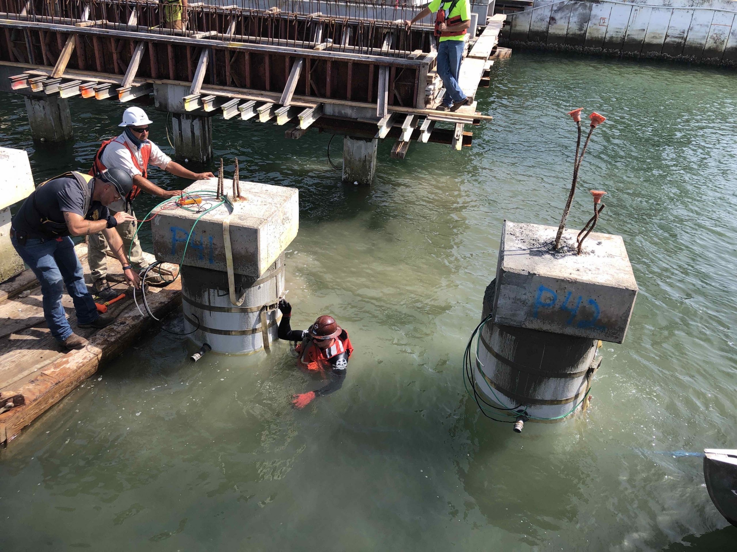 Poseidon Wharf Pile Jackets Project