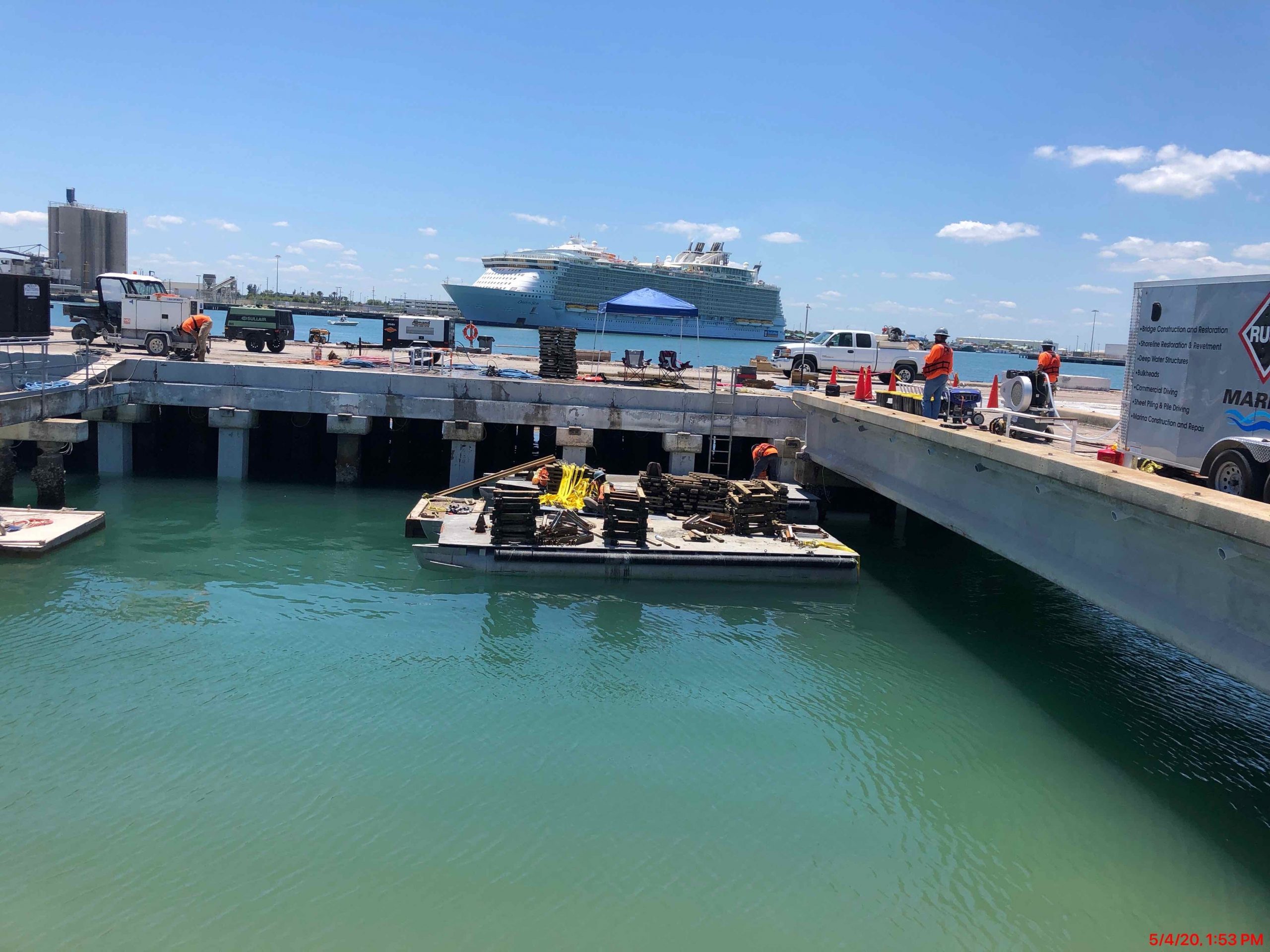 Poseidon Wharf Pile Jackets Project