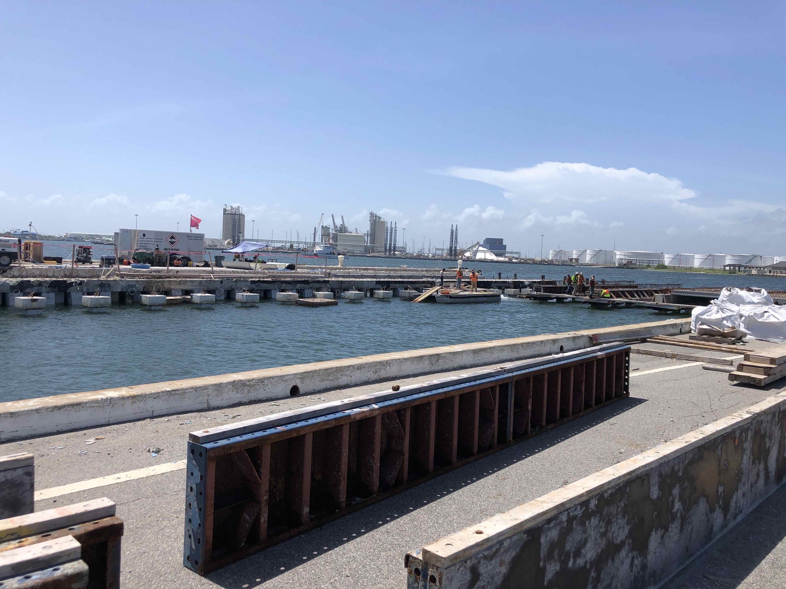 Poseidon Wharf Pile Jackets Project