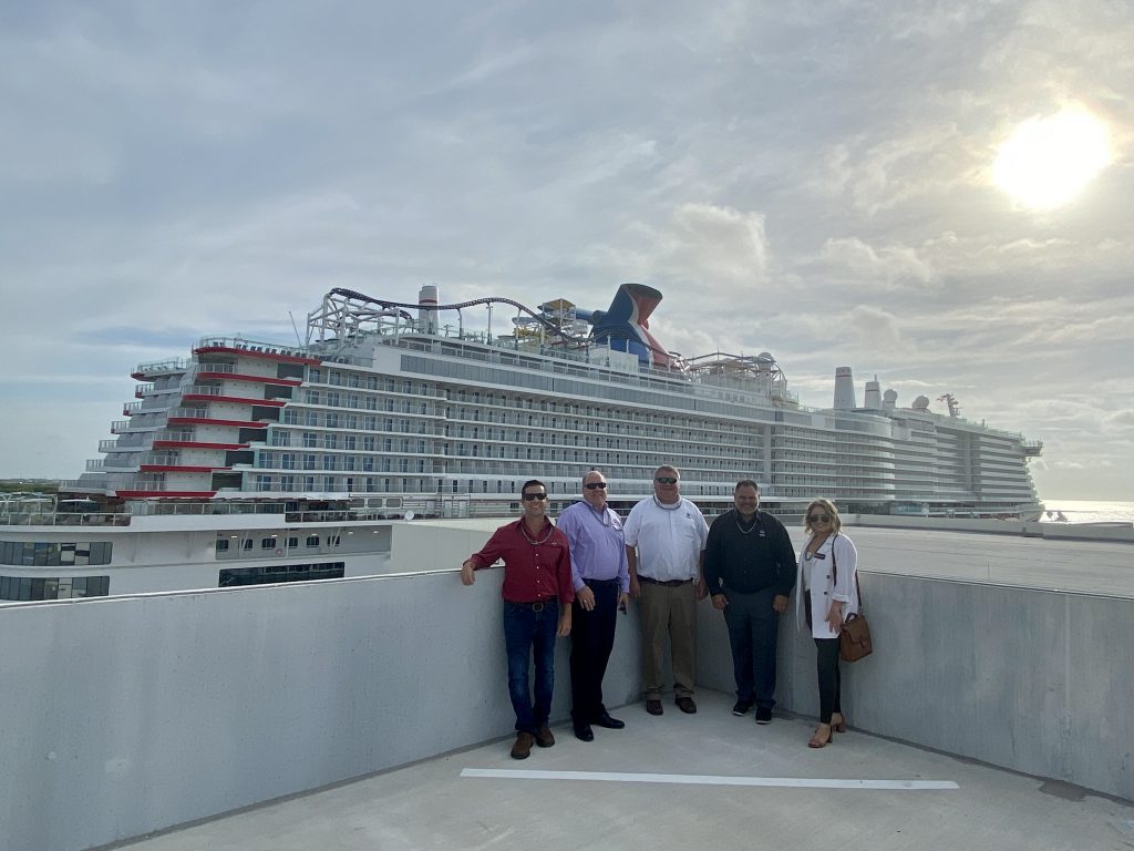 RUSH Marine Team at Mardi Gras Ship in Port Canaveral