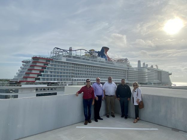 RUSH Marine Team at Mardi Gras Ship RUSH Marine Team at Mardi Gras Ship in Port Canaveral