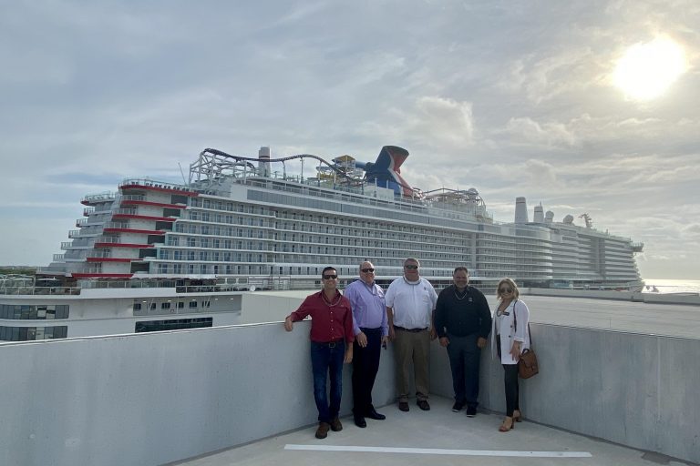 RUSH Marine Team at Mardi Gras Ship in Port Canaveral