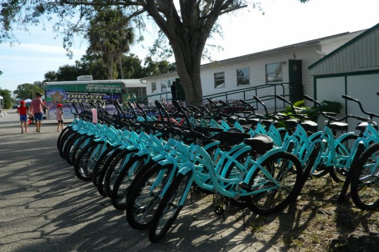 Bikes from ABC lined up for Handlebars for the Holidays 2022